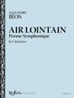 AIR LOINTAIN Orchestra sheet music cover